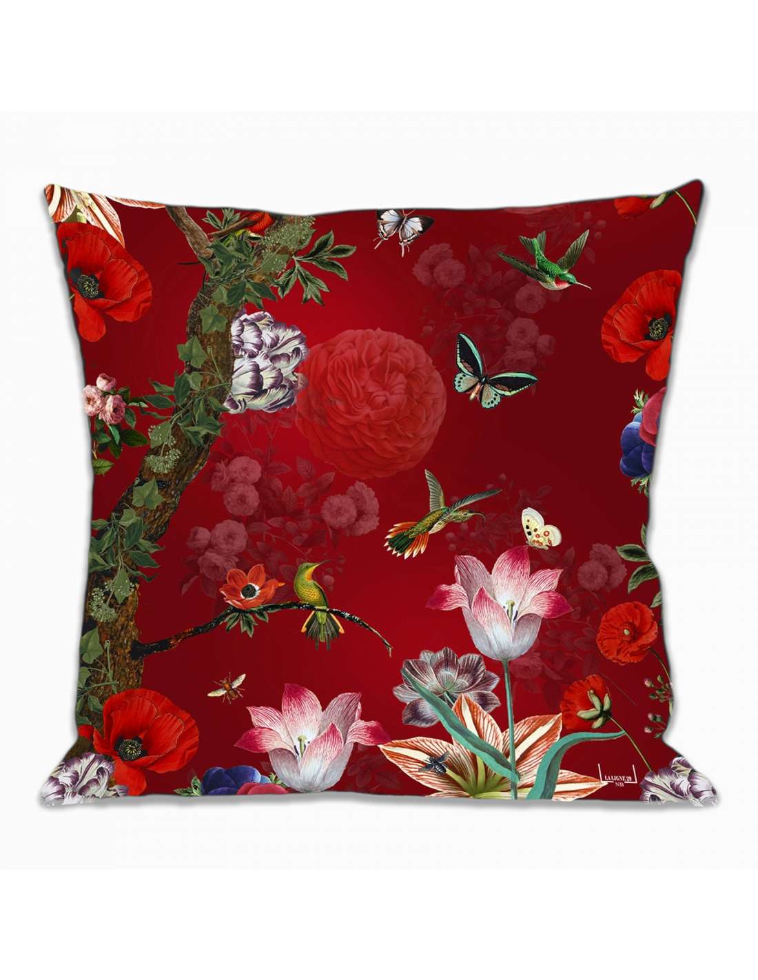 Housse de coussin - LE CHANT DES OISEAUX