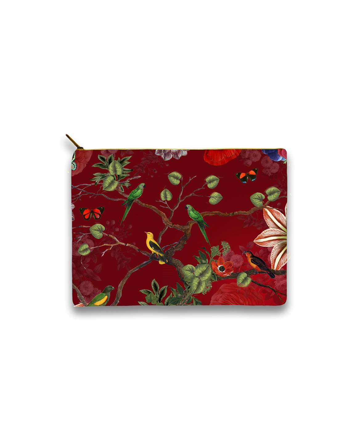Flat Cosmetic Pouch - LE CHANT DES OISEAUX